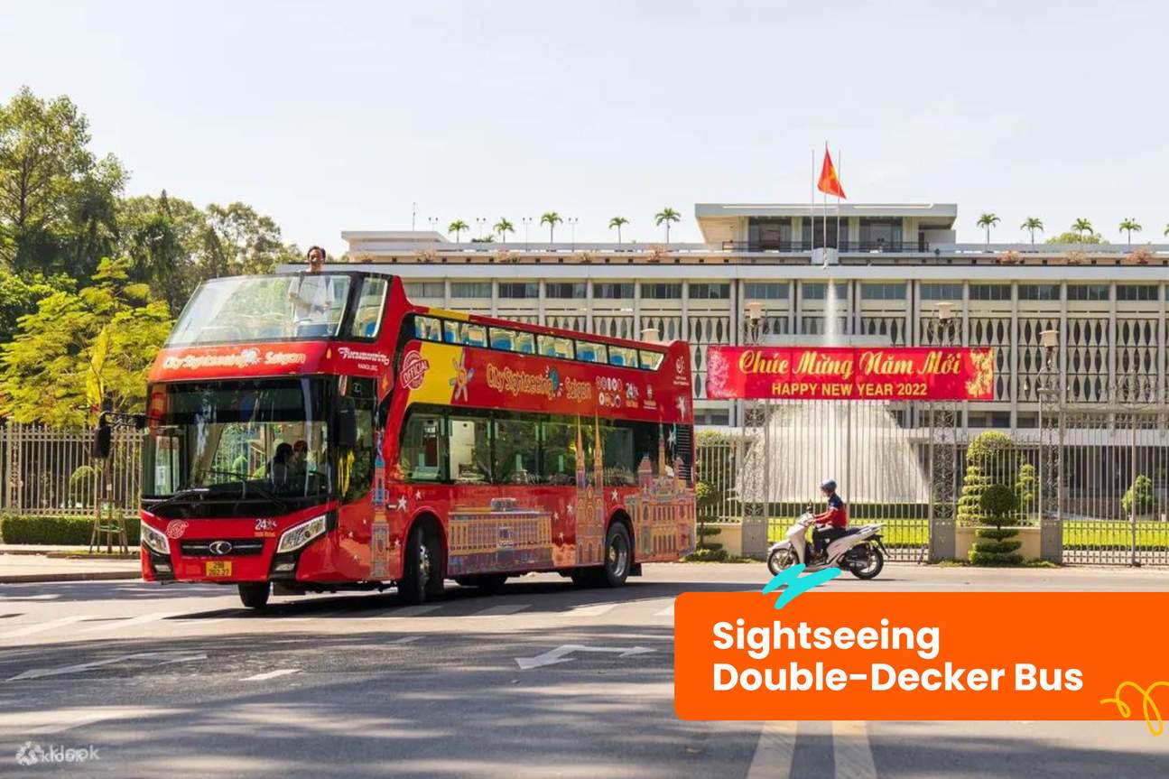 Tiket Bus Tingkat Tamasya Kota Ho Chi Minh dengan Tamasya Kota